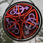 Celtic Dragon Stained Glass