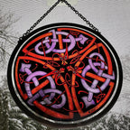 Celtic Dragon Stained Glass