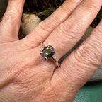 Highland Lass Mystic Topaz Solitaire Ring