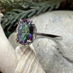 Highland Lass Mystic Topaz Solitaire Ring