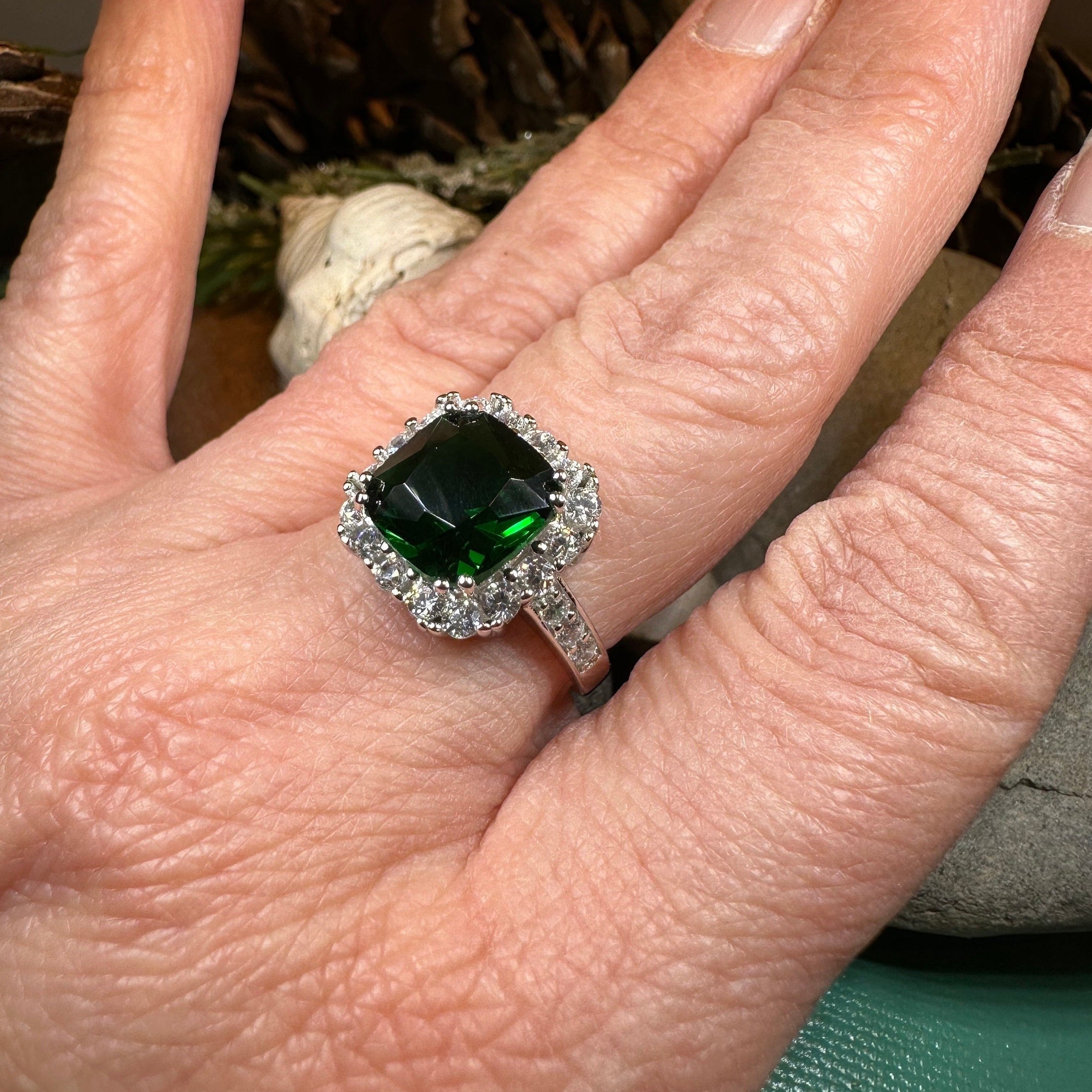 Irish Duchess Emerald Ring