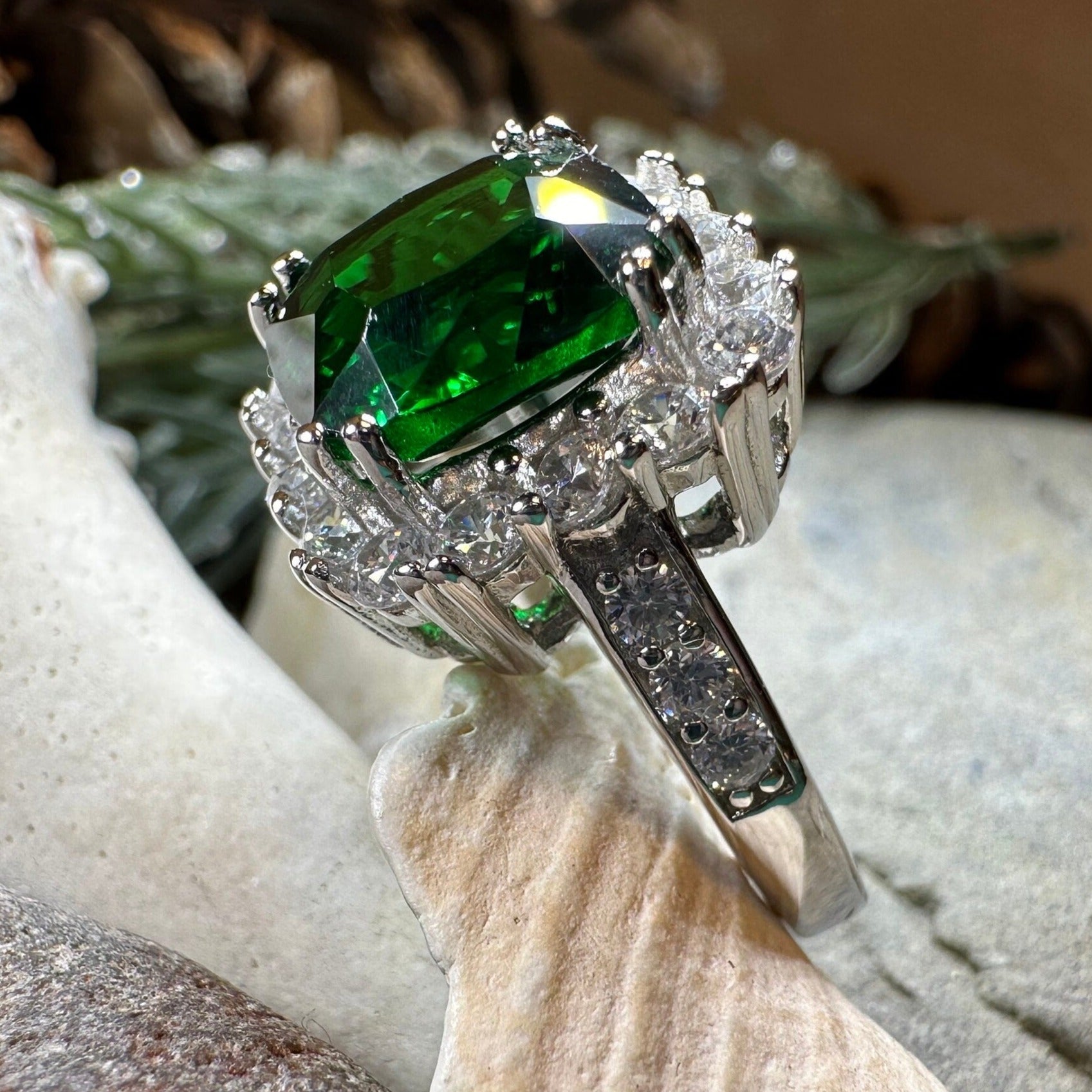 Irish Duchess Emerald Ring