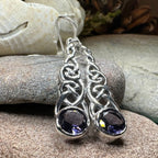 Lianna Celtic Amethyst Earrings