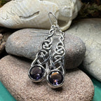 Lianna Celtic Amethyst Earrings