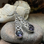 Lianna Celtic Amethyst Earrings