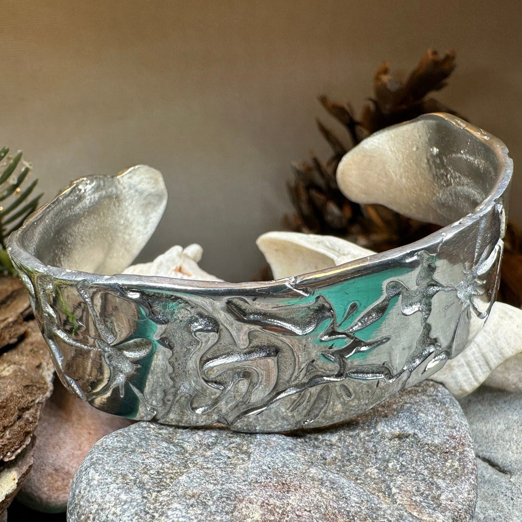Celtic Garden Pewter Bracelet