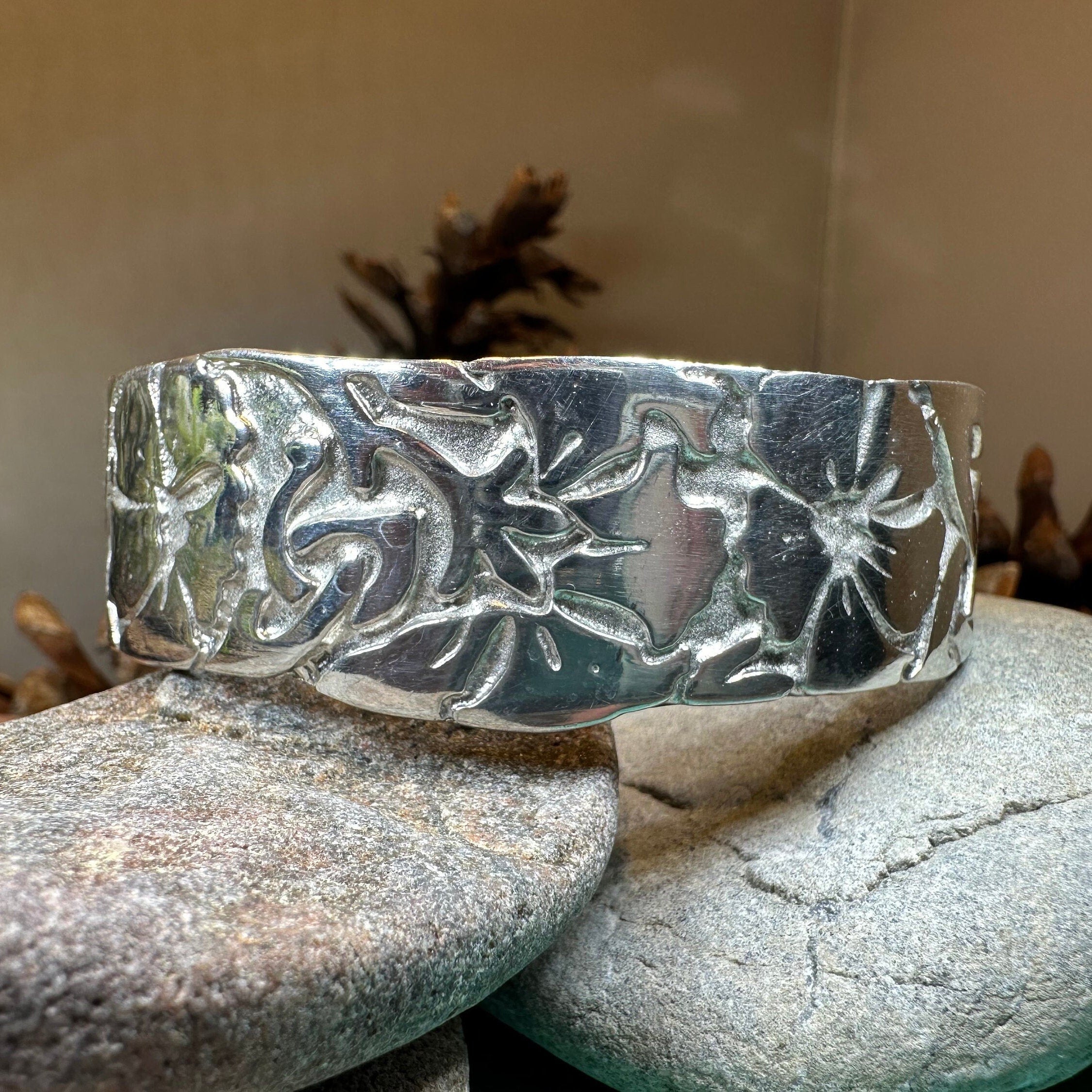 Celtic Garden Pewter Bracelet