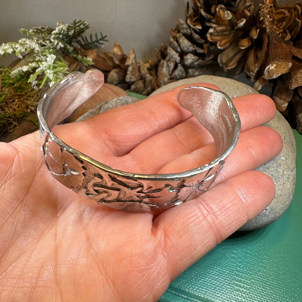 Celtic Garden Pewter Bracelet