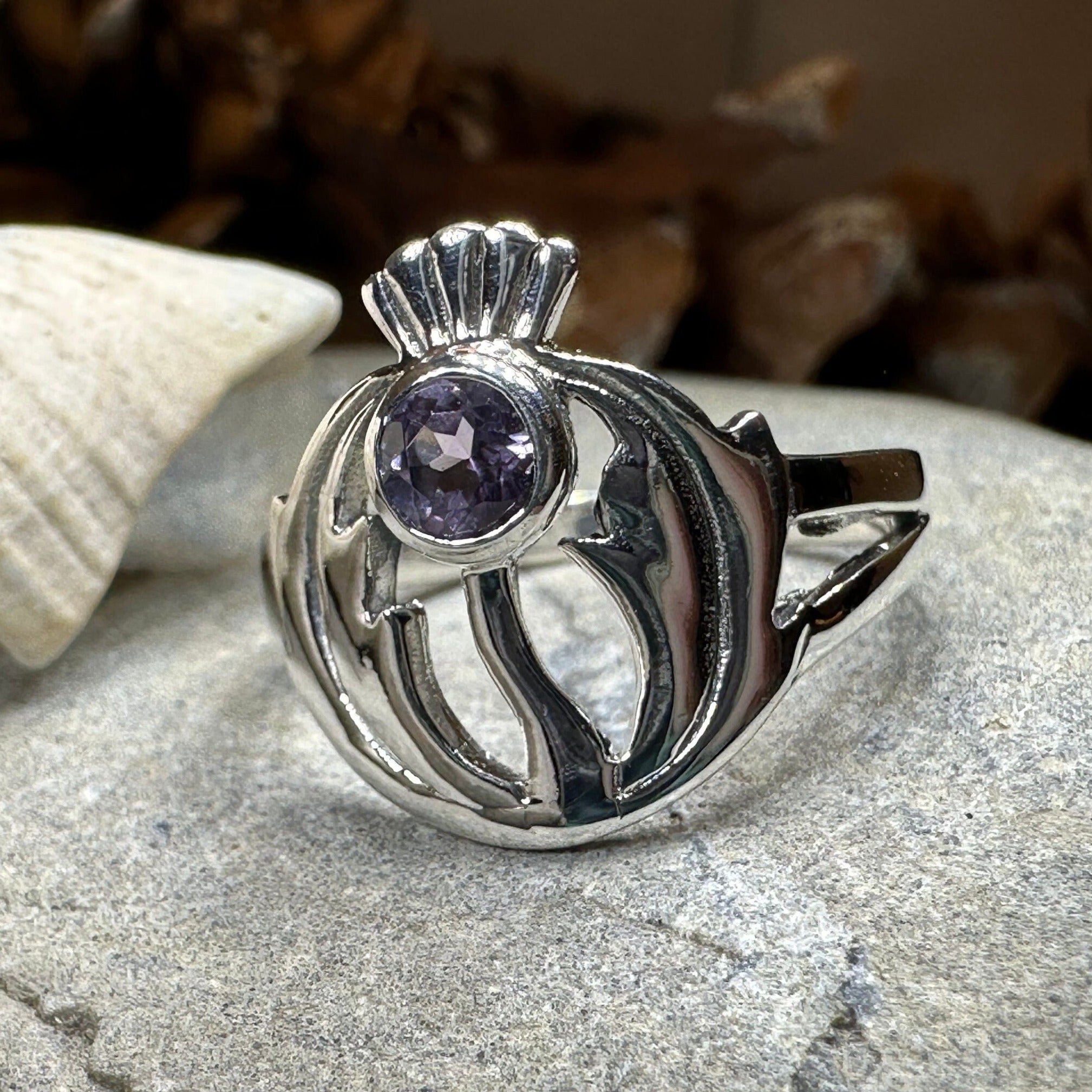 Averon Scottish Thistle Ring