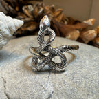 Crynoch Celtic Snake Ring
