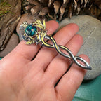 Heathergems Thistle Kilt Pin