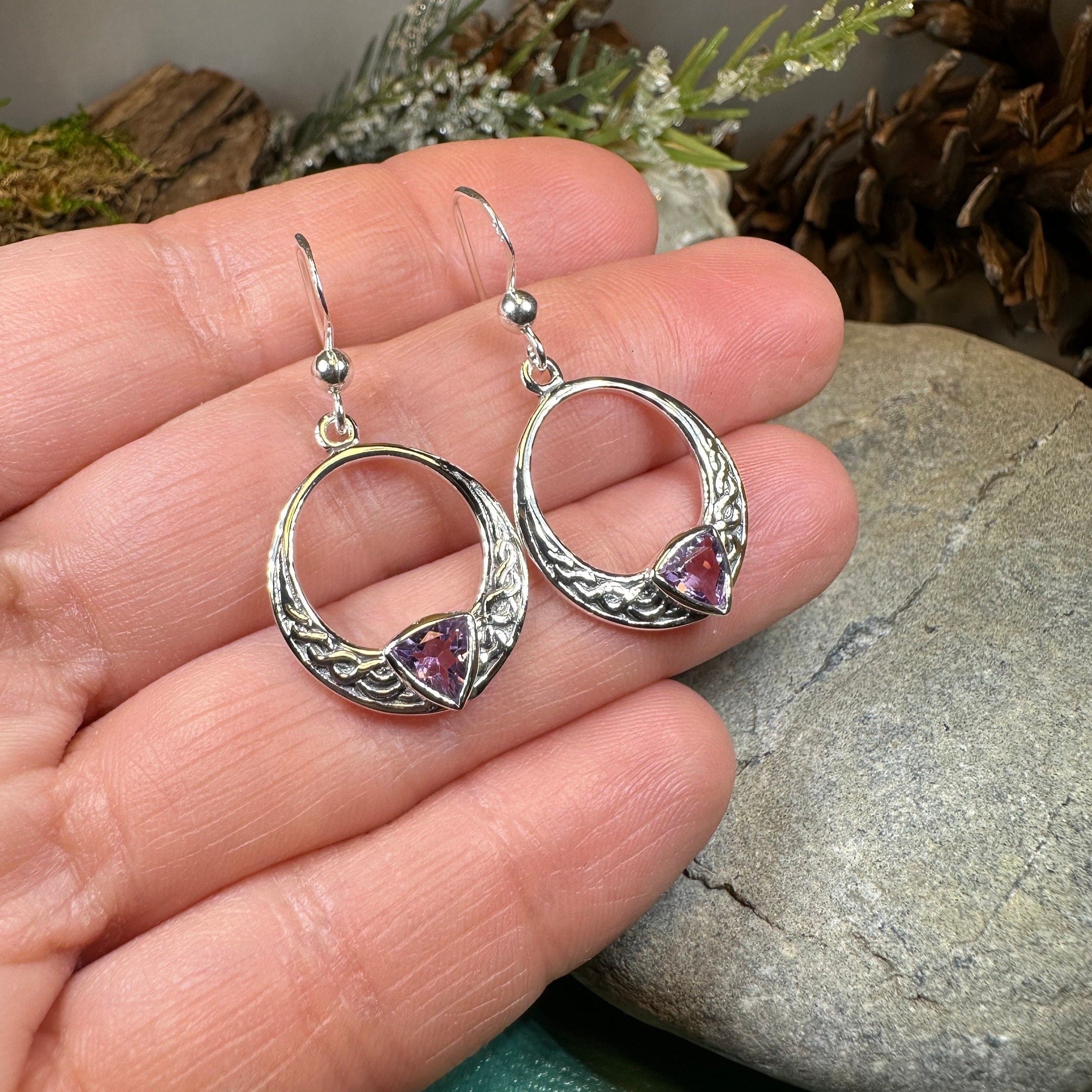 Clarion Trinity Knot Earrings