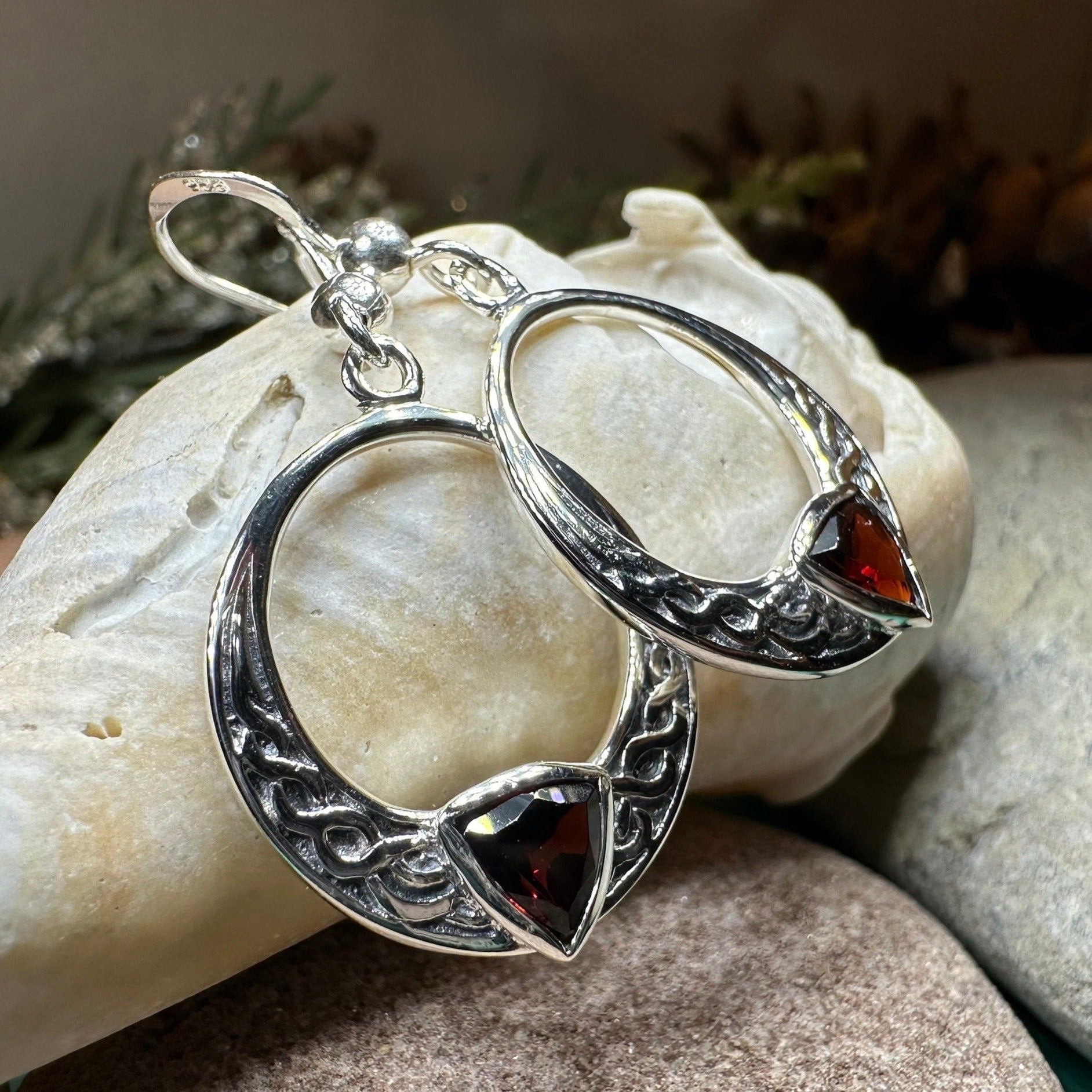 Clarion Trinity Knot Earrings