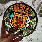 Scottish Lion Stained Glass Gift