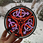 Celtic Dragon Stained Glass