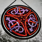 Celtic Dragon Stained Glass