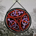 Celtic Dragon Stained Glass