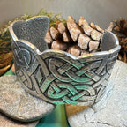 Wide Cuff Celtic Bracelet