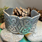 Wide Cuff Celtic Bracelet