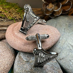 Irish Harp Cuff Links