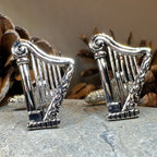 Irish Harp Cuff Links
