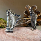 Irish Harp Cuff Links