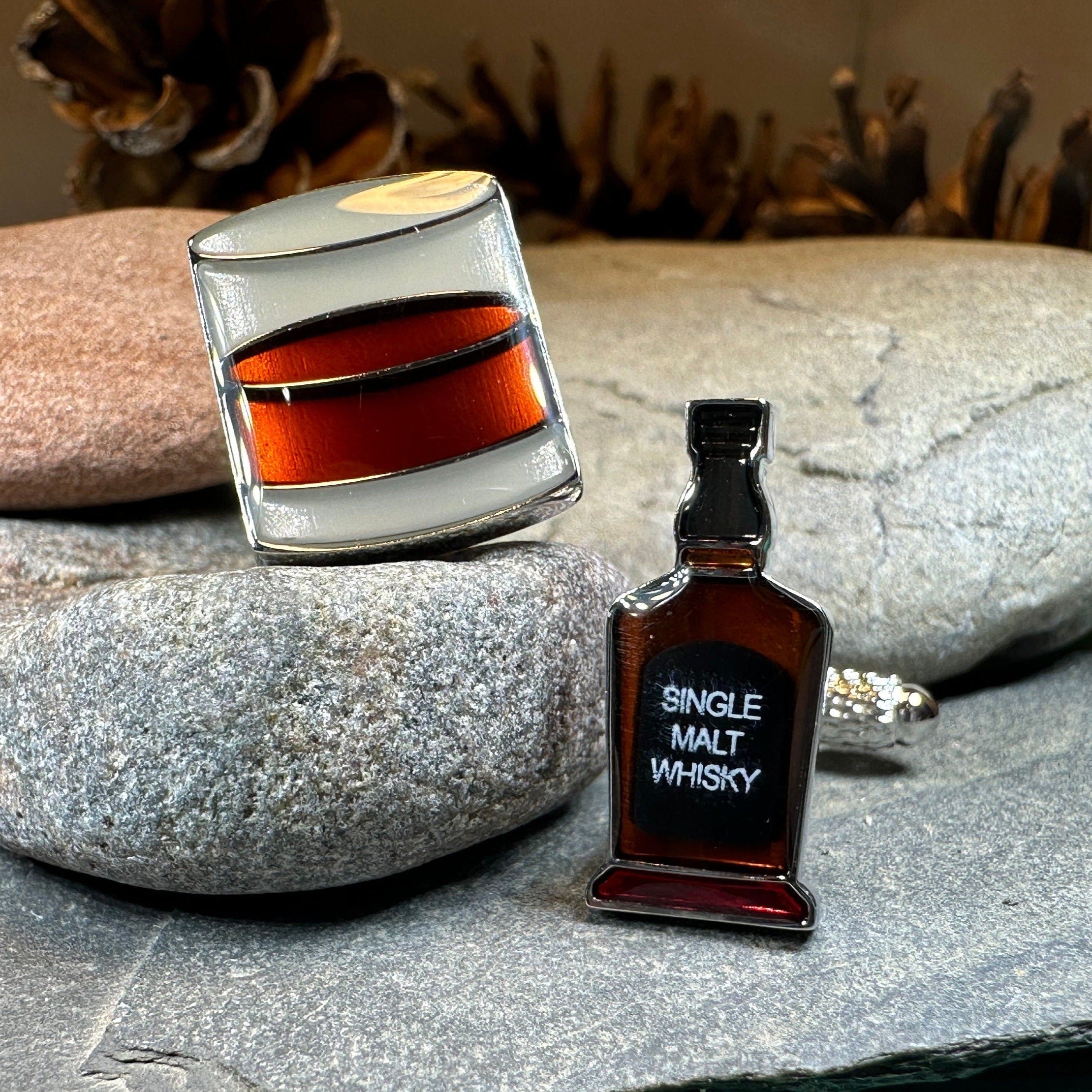 Single Malt Scotch Whisky Cuff Links