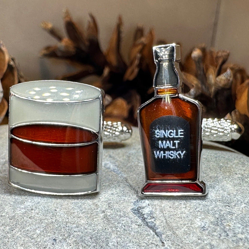 Single Malt Scotch Whisky Cuff Links