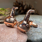 Whiskey Copper Still Cuff Links