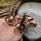 Whiskey Copper Still Cuff Links