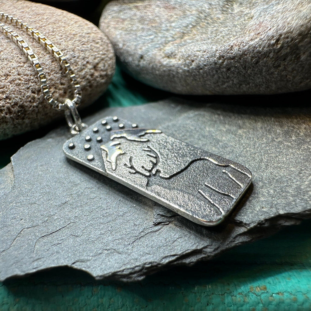 Highland Nightime Stag Necklace