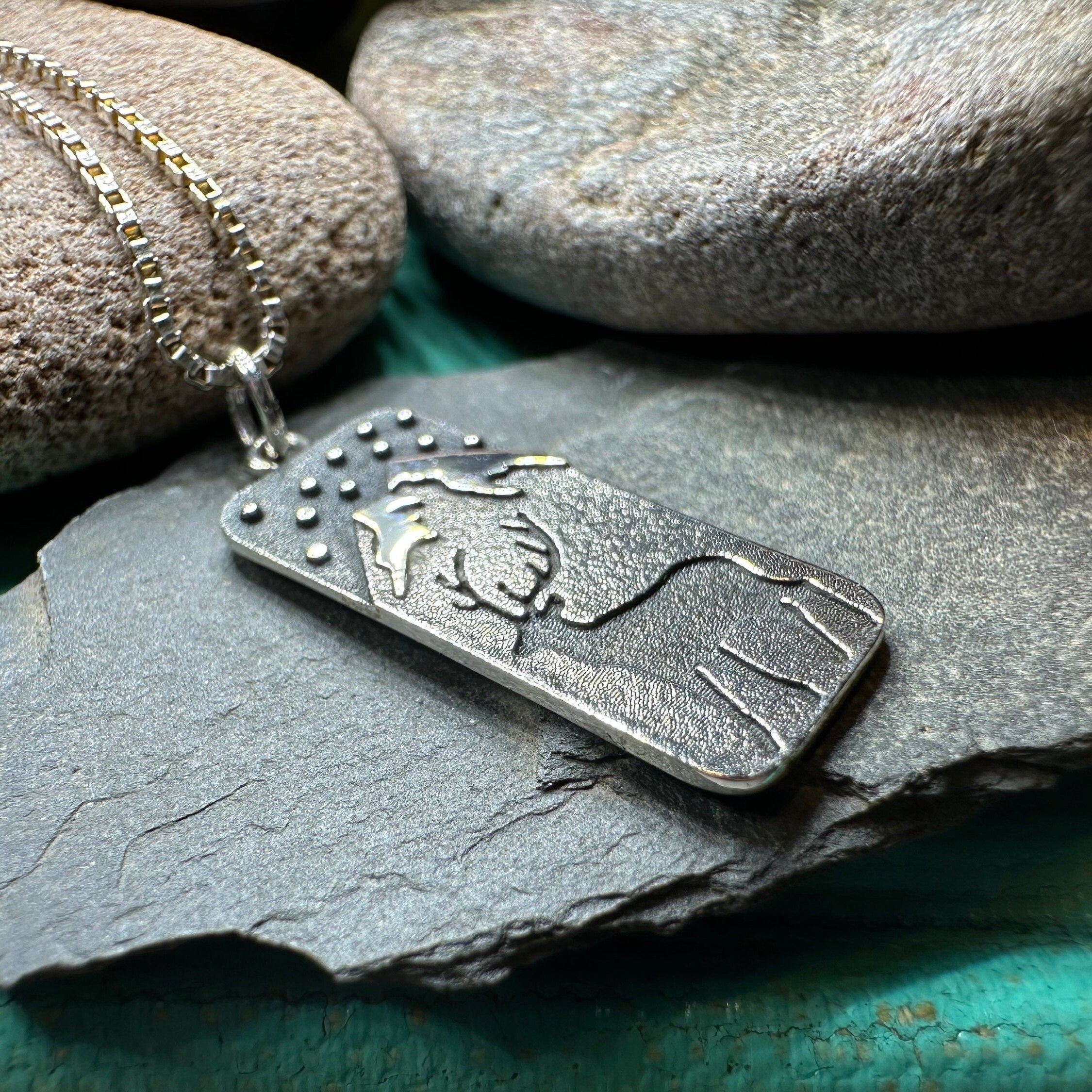 Highland Nightime Stag Necklace