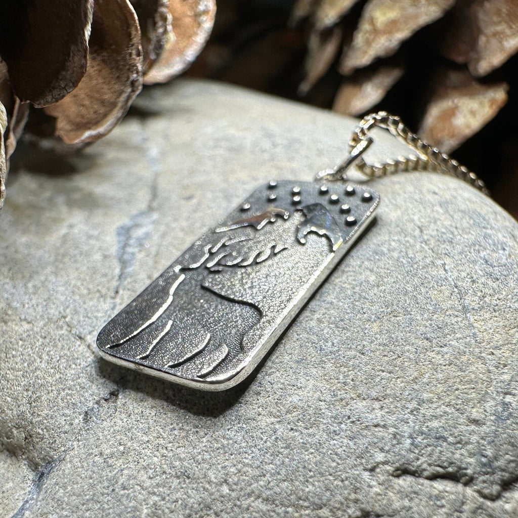 Highland Nightime Stag Necklace