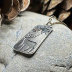 Highland Nightime Stag Necklace
