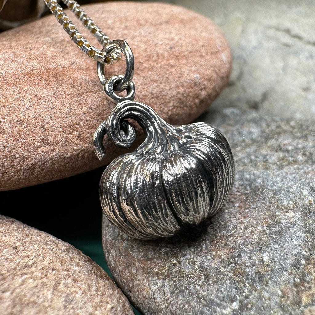 Realistic Autumn Pumpkin Necklace