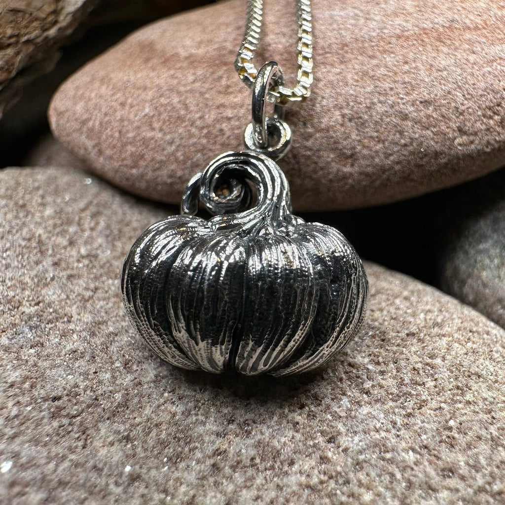 Realistic Autumn Pumpkin Necklace