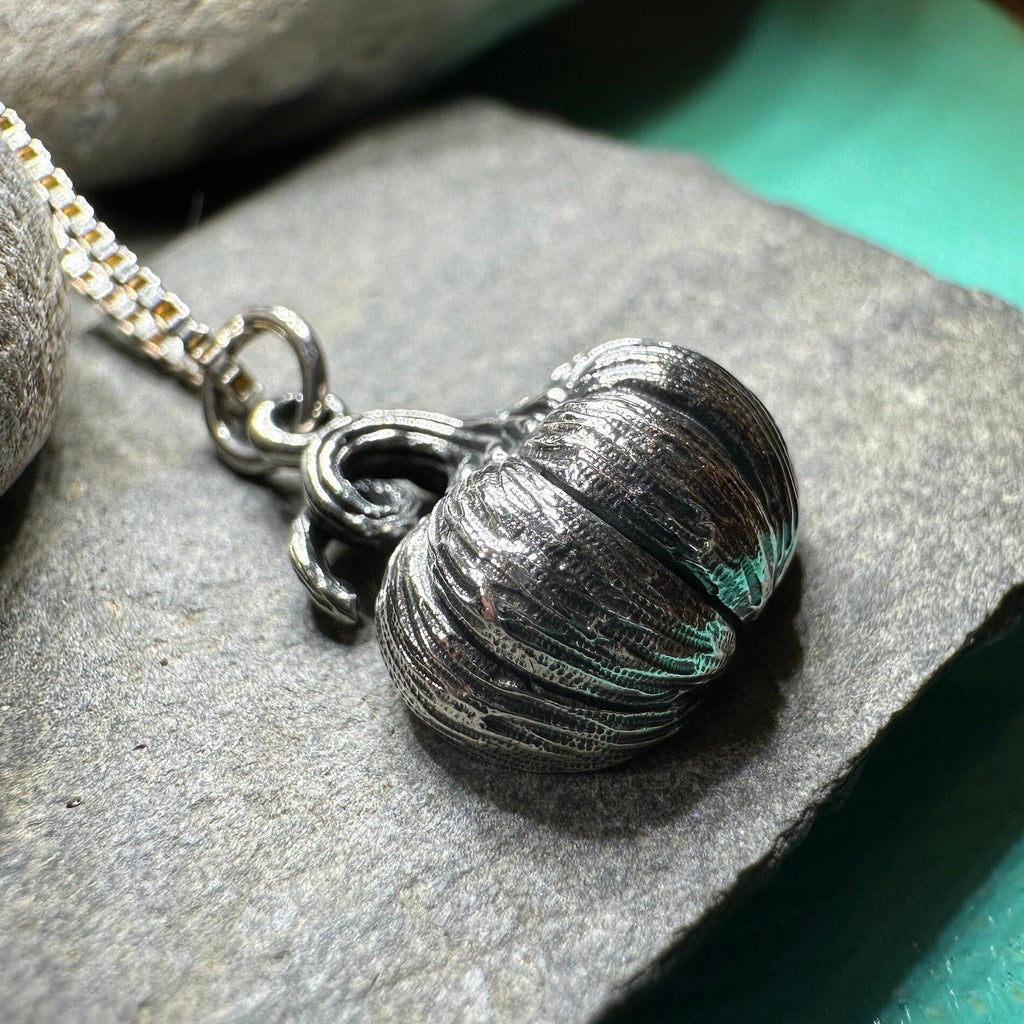 Realistic Autumn Pumpkin Necklace