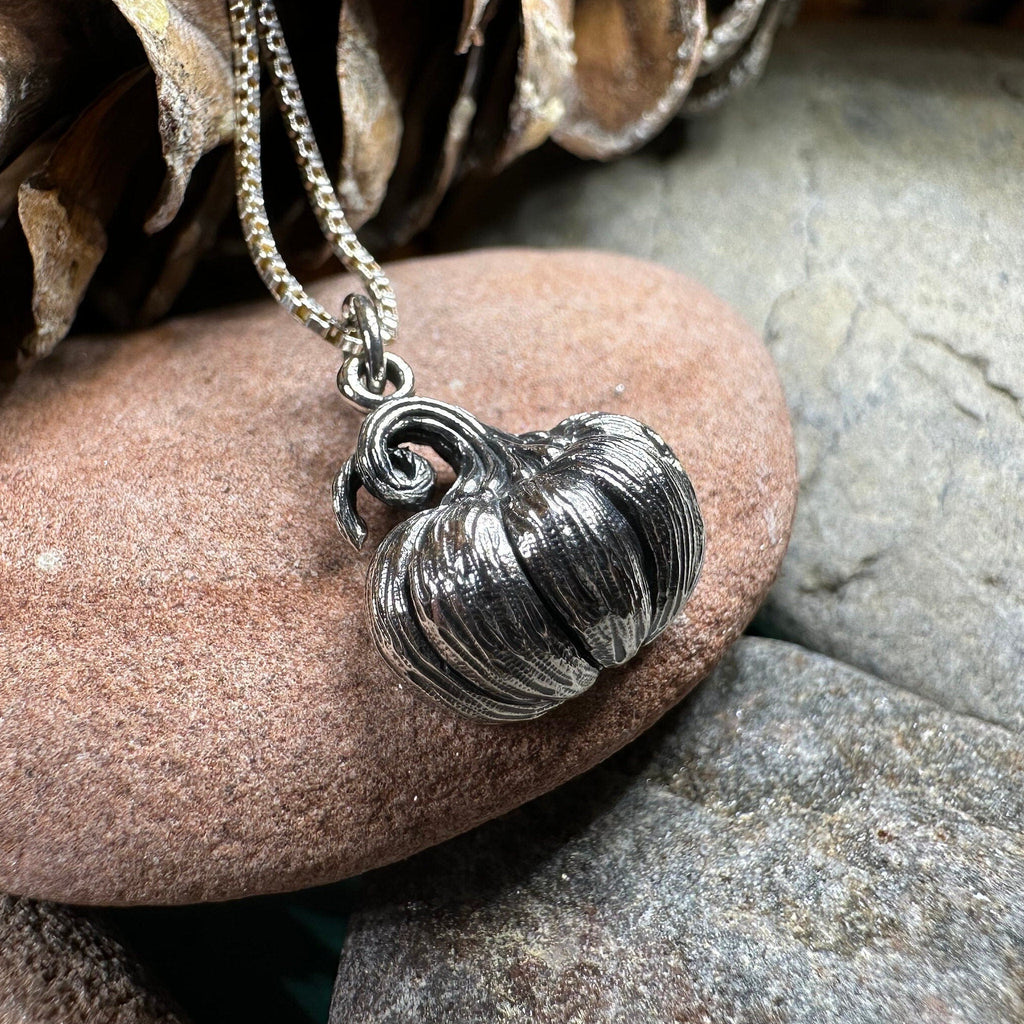 Realistic Autumn Pumpkin Necklace