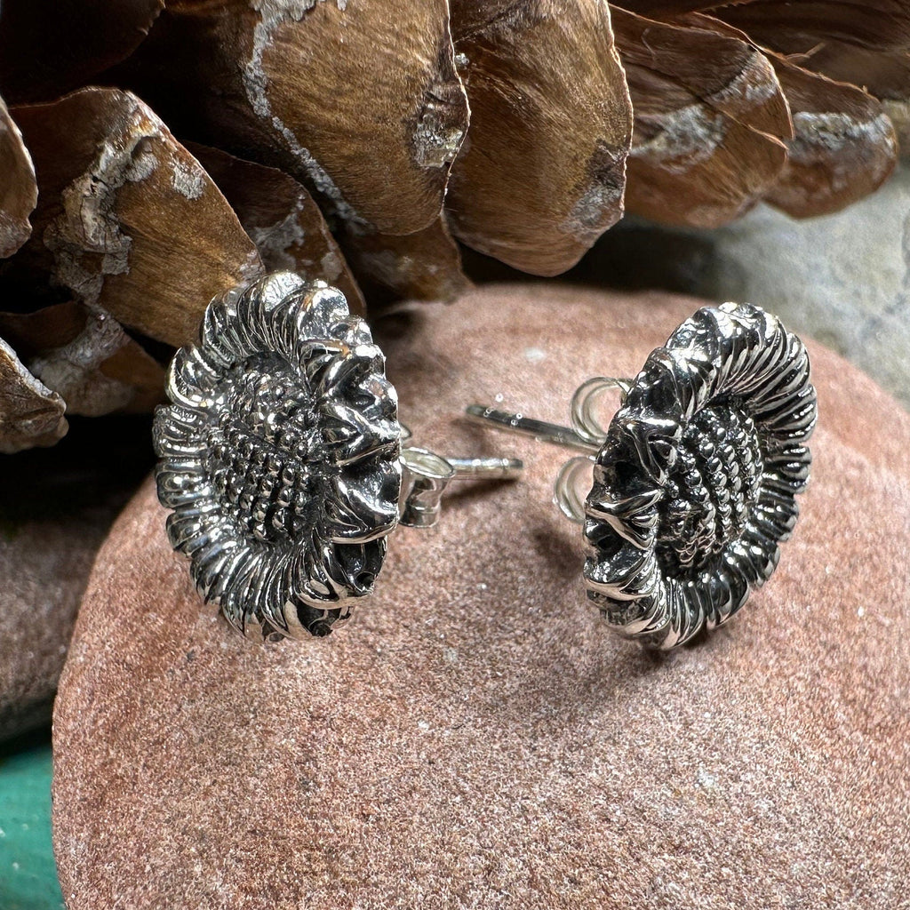 Fonnail Sunflower Post Earrings