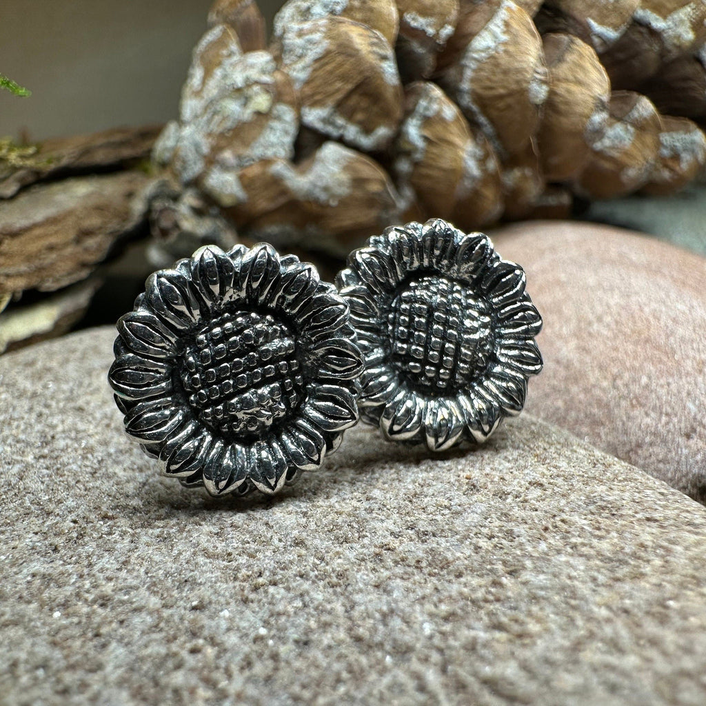 Fonnail Sunflower Post Earrings