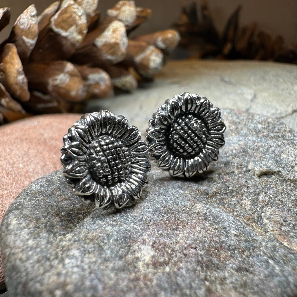 Fonnail Sunflower Post Earrings