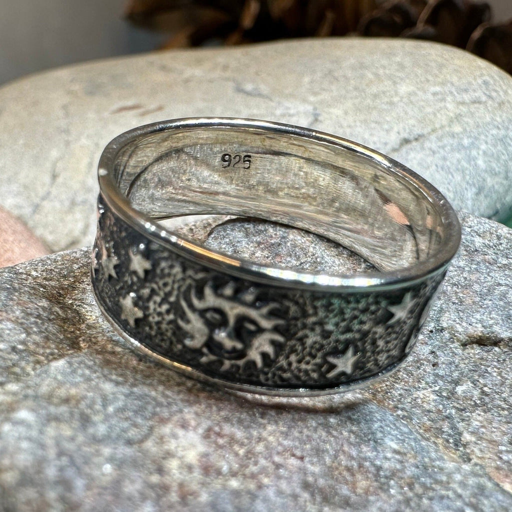 Cosmos Crescent Moon Ring