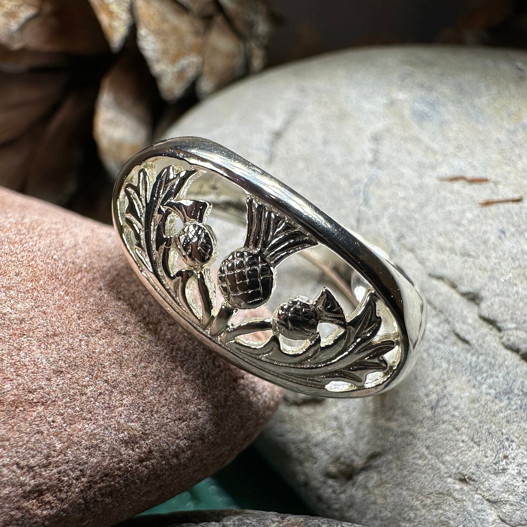Clarion Scottish Thistle Ring