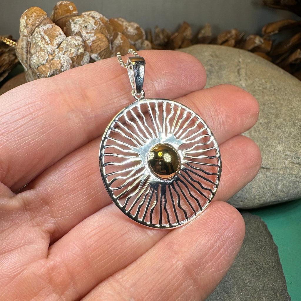 Modern Sun Necklace