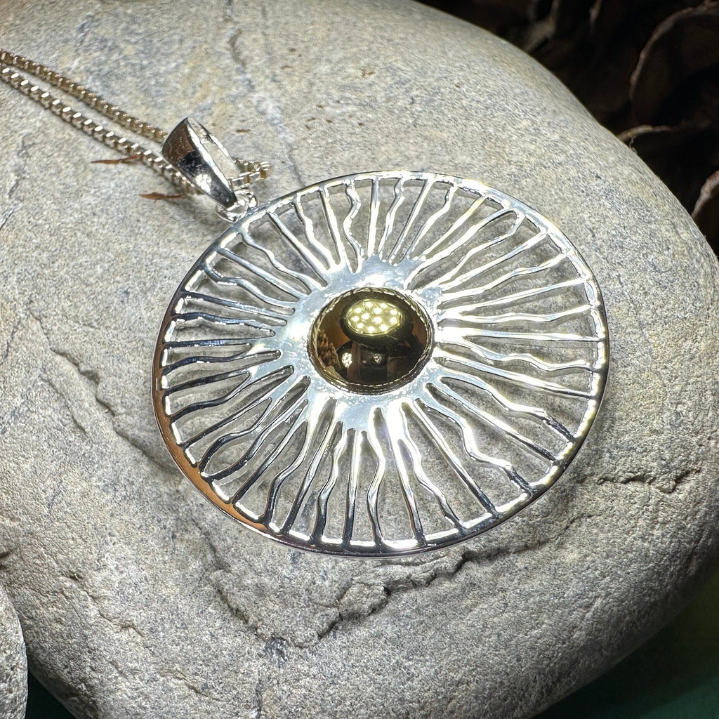 Modern Sun Necklace