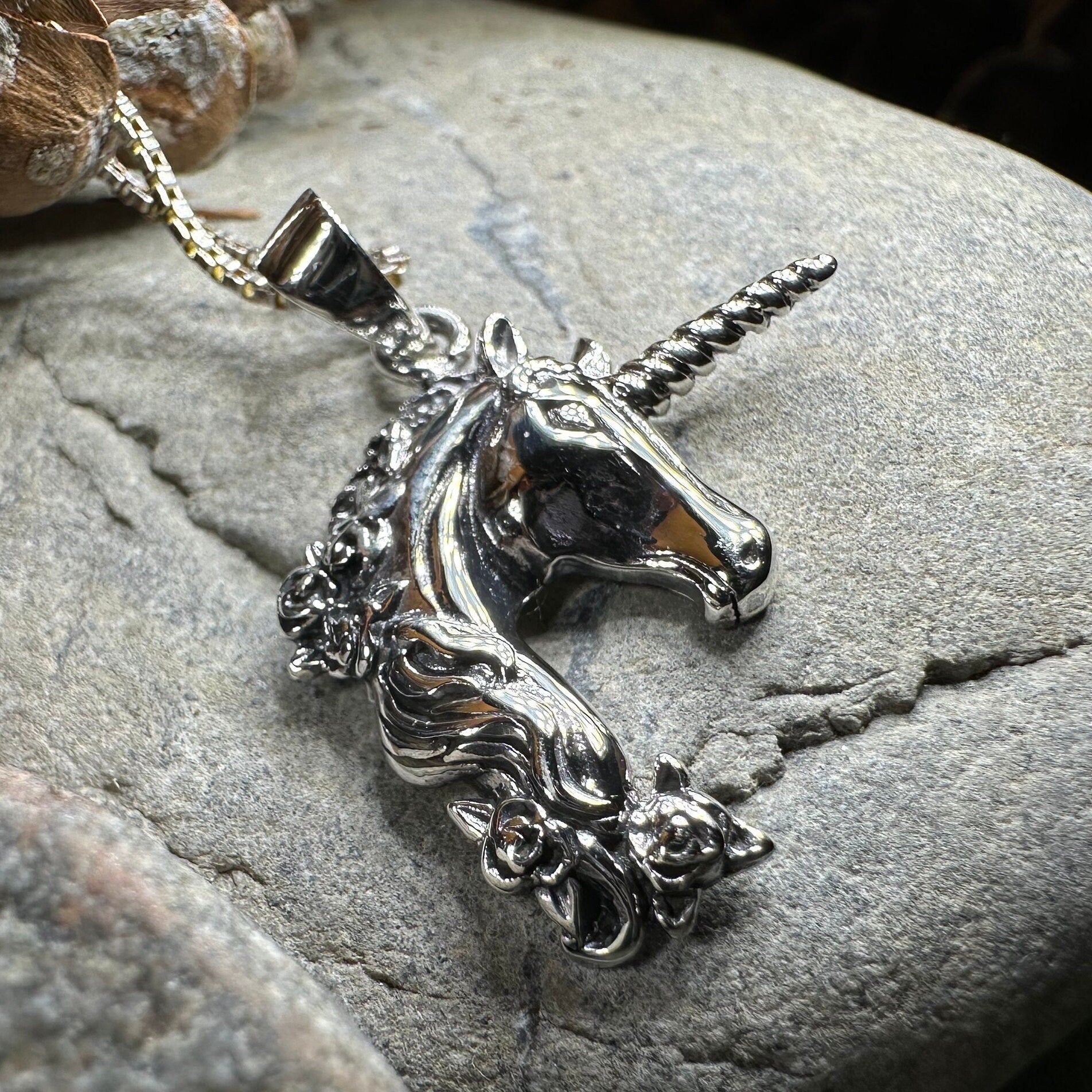 Gwenllian Unicorn Necklace