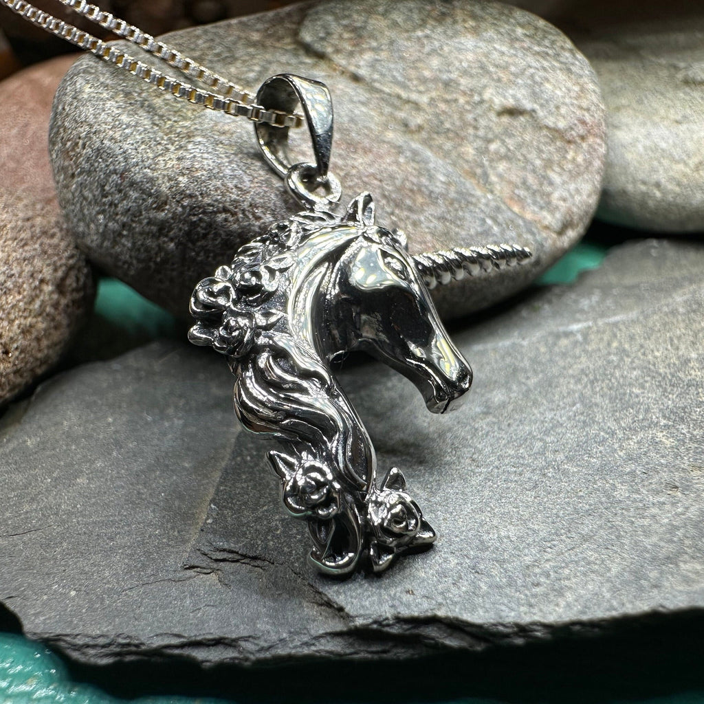 Gwenllian Unicorn Necklace