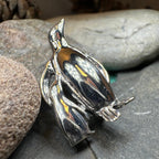 Penguin Mother & Child Brooch
