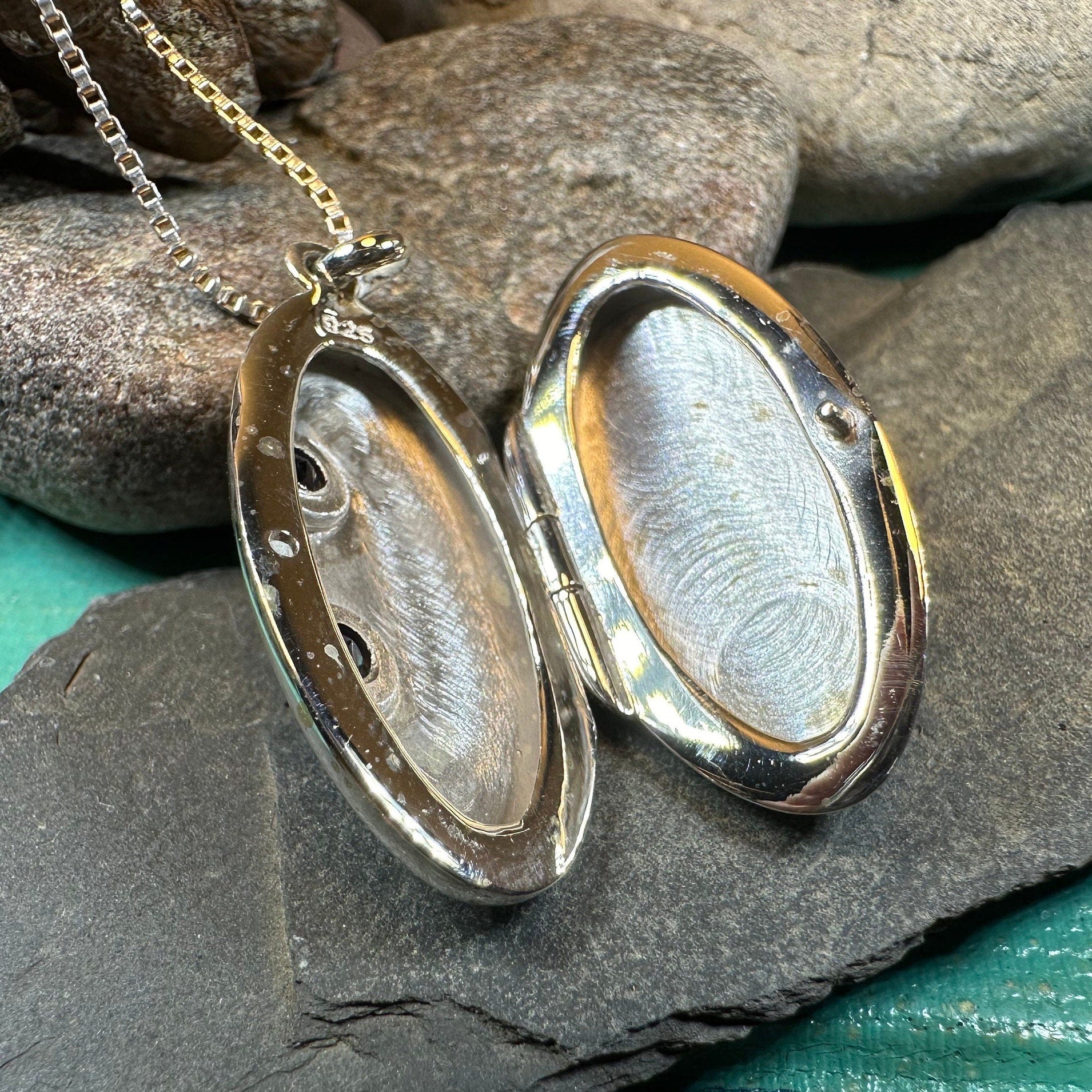 Meadowbrook Flower Locket Necklace