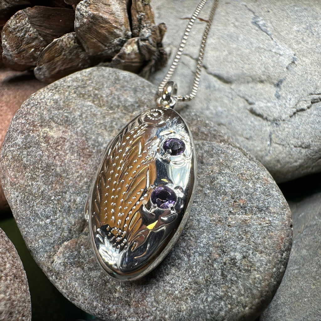 Meadowbrook Flower Locket Necklace